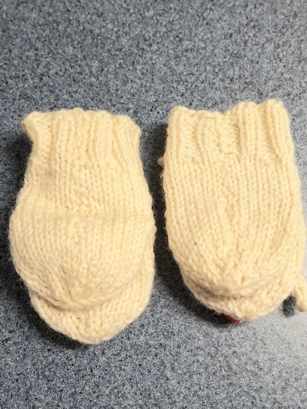 Handmade Children's Knitted Hand Puppet Bunny Rabbit Mittens, Size 4-6 Years? 🐇